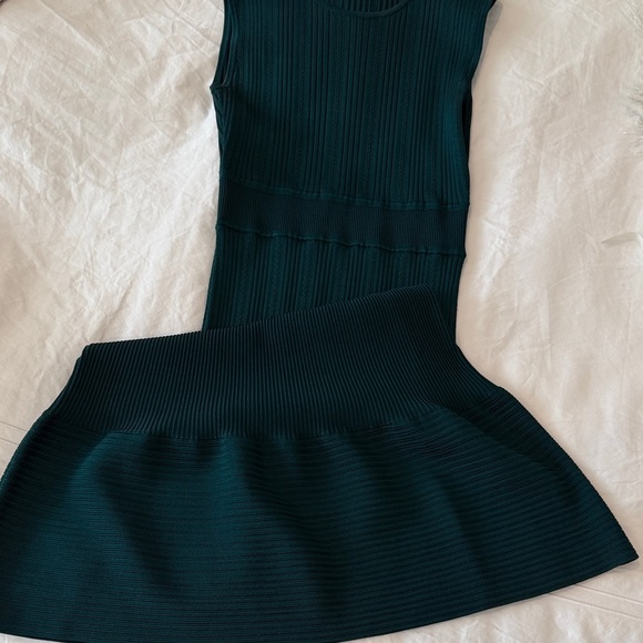 Jason Wu Body Con Midi Teal Dress size Small - Picture 5 of 8